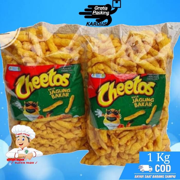 

[1Kg] Cheetos Jagung Bakar Bbq Dan Balado - Bisa Cod / Terlaris Teman Ngemil / Tes Twist Corn