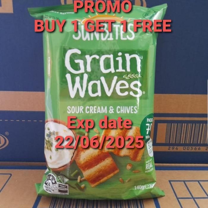 

Sunbites Grainwave Sour Cream 140Gr Cemilan Snack