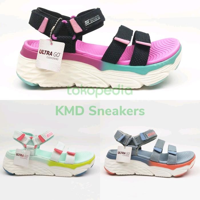 Skechers Max Cushioning Slay Sandal/Sandal Sepatu Skechers Wanita
