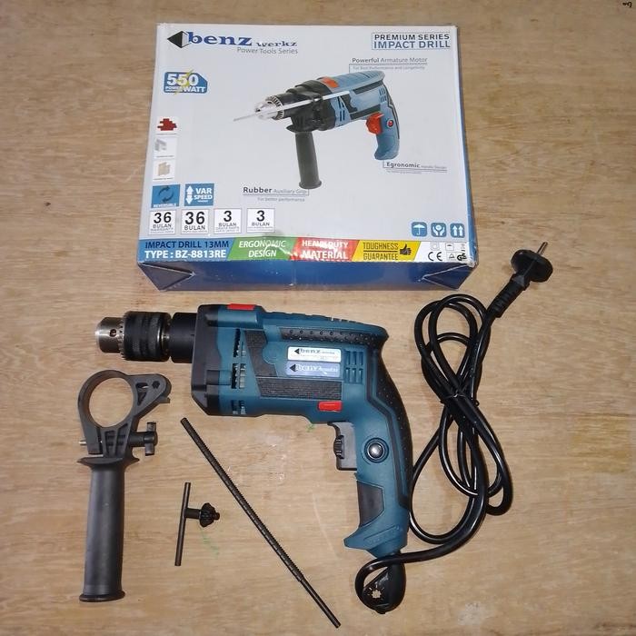 Benz Impact Drill/Mesin Bor 13mm