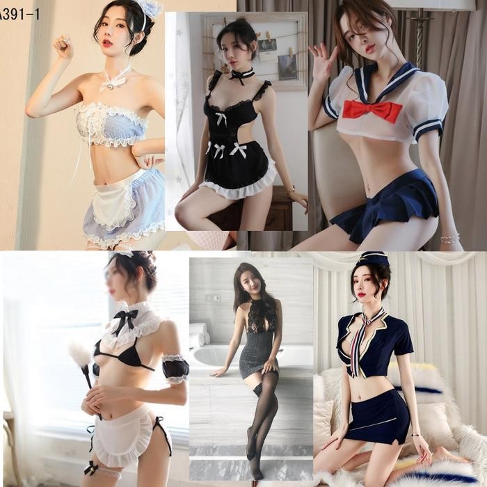 Cat kucing neko bra lingerie set costume cosplay