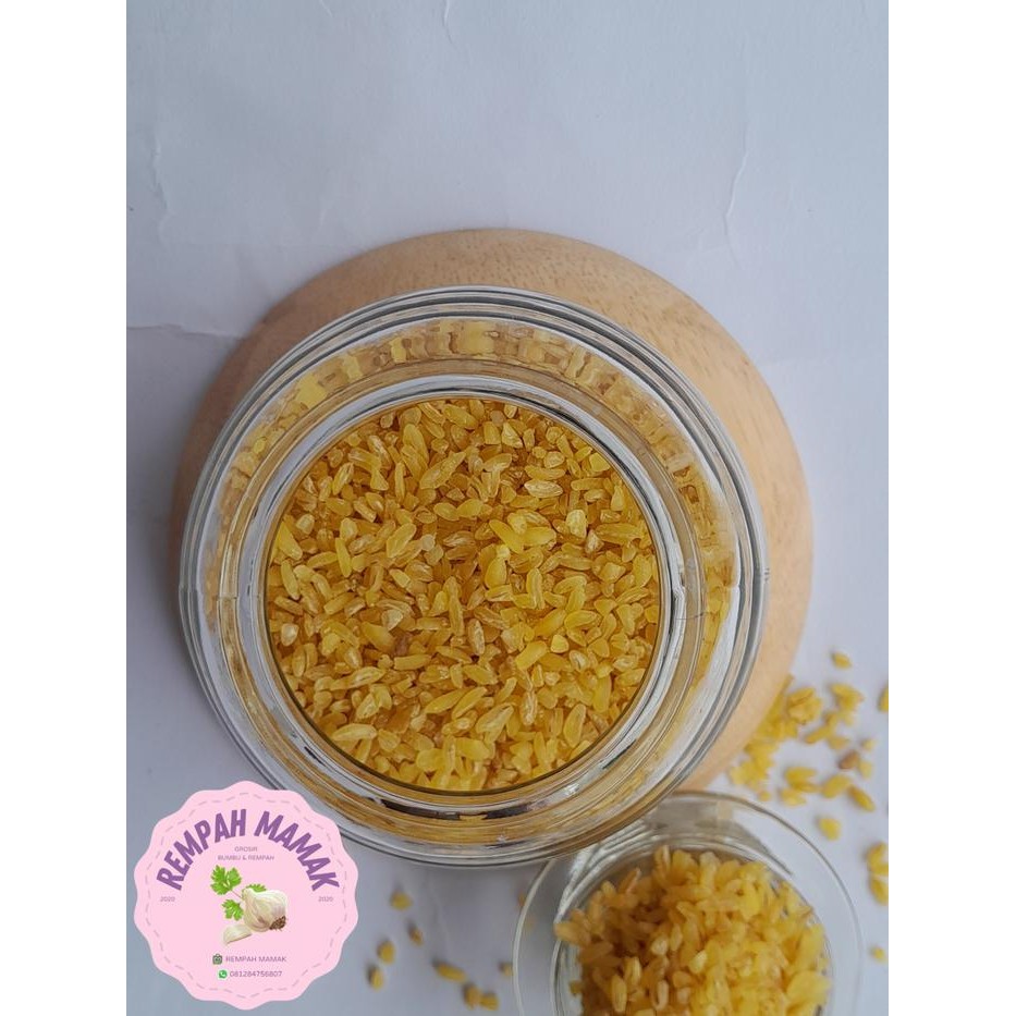 

Terlaris- Bulgur Coarse Organic 500Gram/Beras Burgul Berat Bersih/Beras Burgul