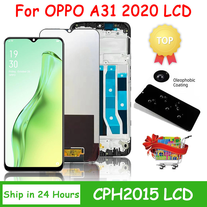6.5"Original A31 LCD For OPPO A31 2020 CPH2015 CPH2073 CPH2081 CPH2029 CPH2031 Lcd Display Touch Scr