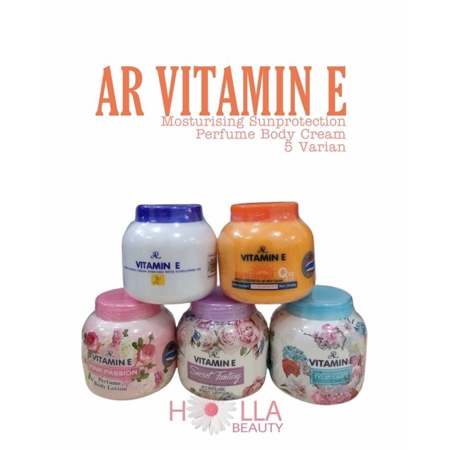 Ready selalu- AR FACE AND BODY MOISTURIZING CREAM AR GLUTA COLLAGEN VITAMIN E & C SUN PROTECT Q10