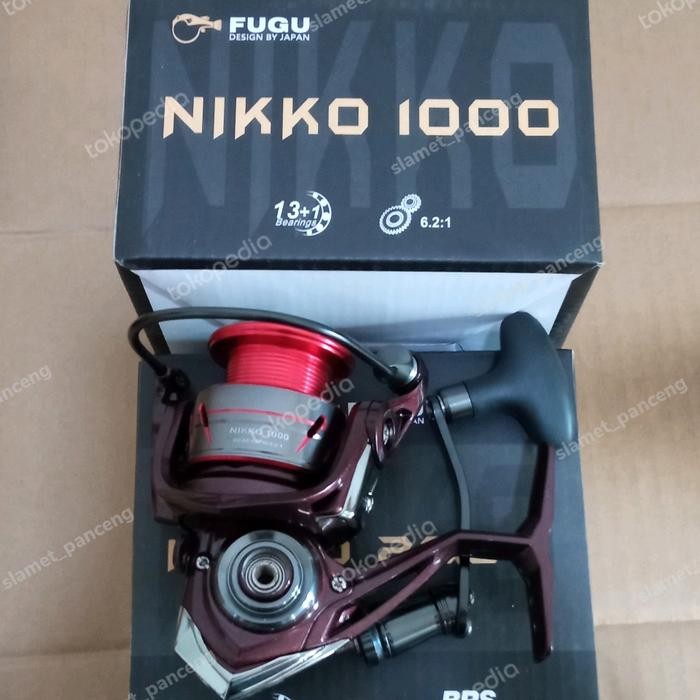 Reel Spining fugu Nikko 1000 SW/Saltwater Power Handle Murah