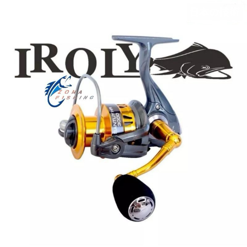 Reel IROLY SANTUY HR 2000 3000 4000 12+1bearing Power Handle Termurah