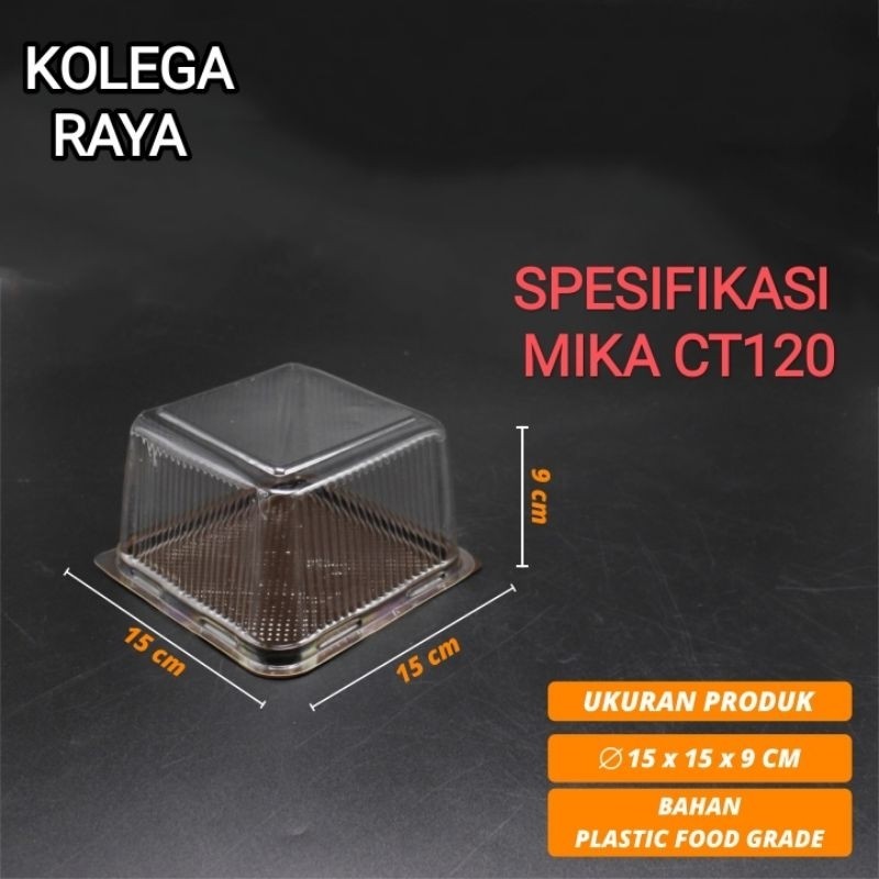 Mika Cake Tart Mini Model Kotak CT120 Isi 20PCS