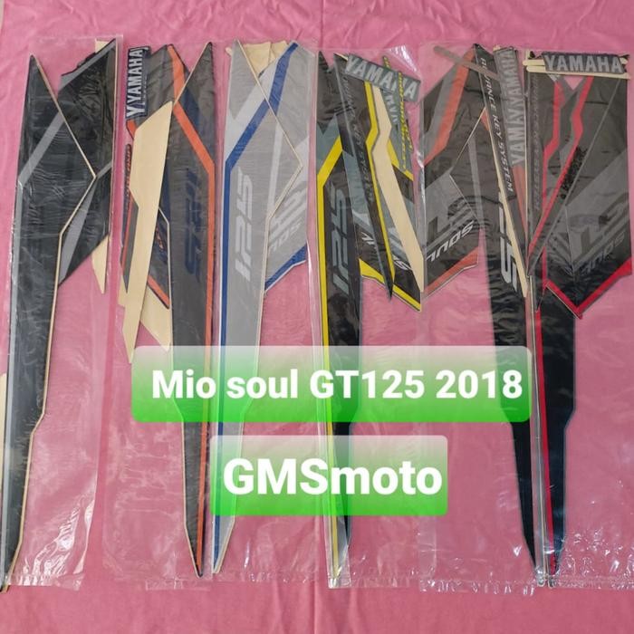 Handal- Stiker body Mio soul GT 125 2018 / Striping motor mio soul Gt 125 2018