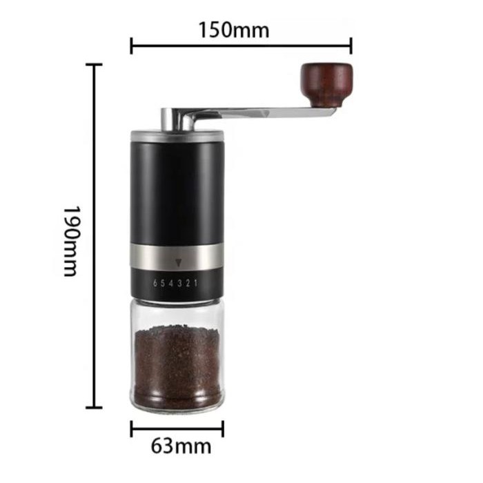 

Bid Coffee - Grinders Black High Quality Free Coffee Gayo Pure Arabica 200 Gram.