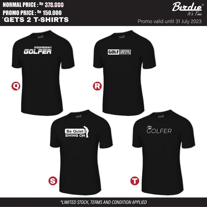 Sale Kaos Distro Golf Premium Quality Cotton Combed Original Birdie 1