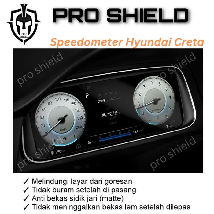 RideOn- Anti Gores Cluster Speedometer Hyundai Creta 2022