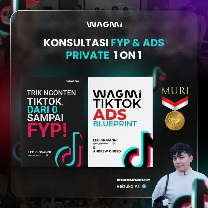 Terlaris [Buku + Rekaman Bundling Ngonten Fyp Dan Tiktok Ads] Wagmi Blueprint Kupas Tuntas Cara