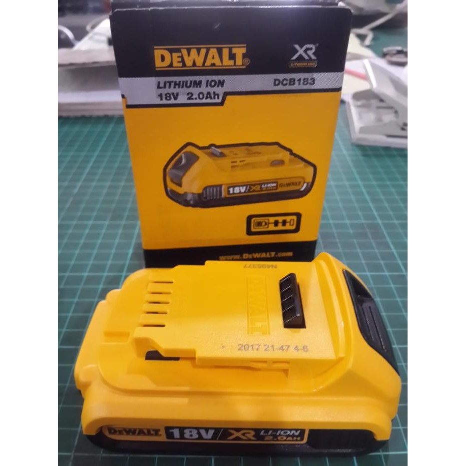 BATTERY CORDLESS DEWALT 18V 2.0AH LITHIUM ION DEWALT