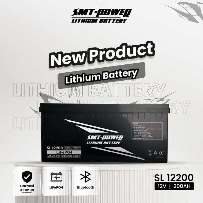 AKI LITHIUM BATTERY LITHIUM LIFEPO4 12V 200AH GRATIS ONGKIR