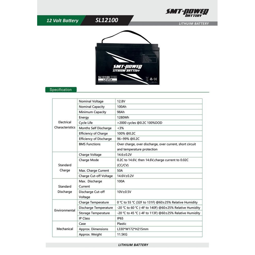 AKI LITHIUM BATTERY LITHIUM LIFEPO4 12V 100AH TERLARIS