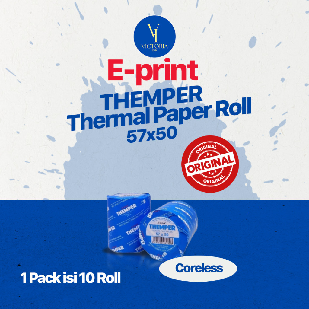 

Themper 57x50 Thermal Struk Eprint 57x50 Coreless ISI KERTAS FULL LEBIH BANYAK Struk Kasir Themper
