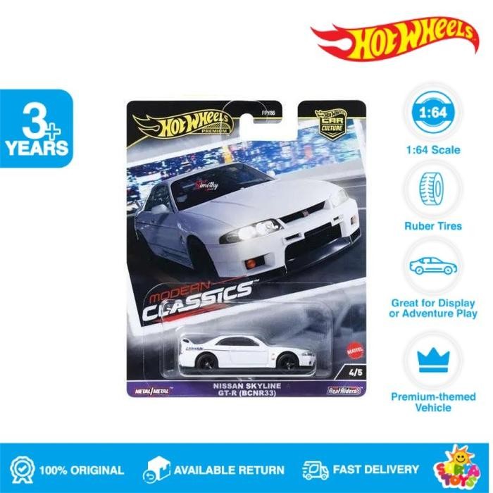 Promo Terbatas Hot Wheels Premium Modern Classics Nissan Skyline Gtr R32 Pandem - Mercedes Evolution