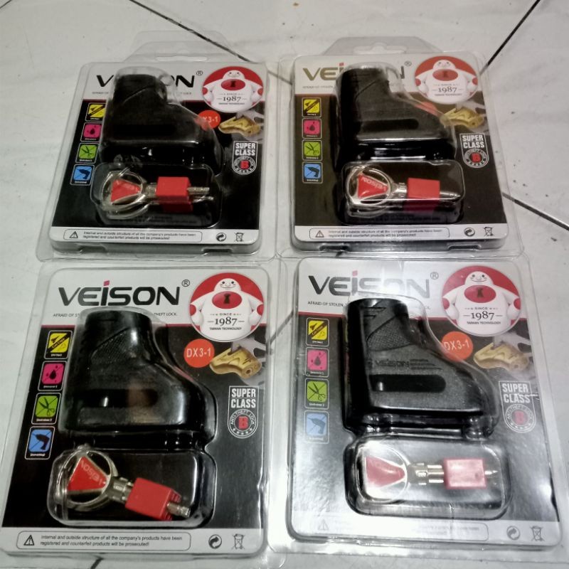 GEMBOK CAKRAM MOTOR MEREK VEISON MOTOR