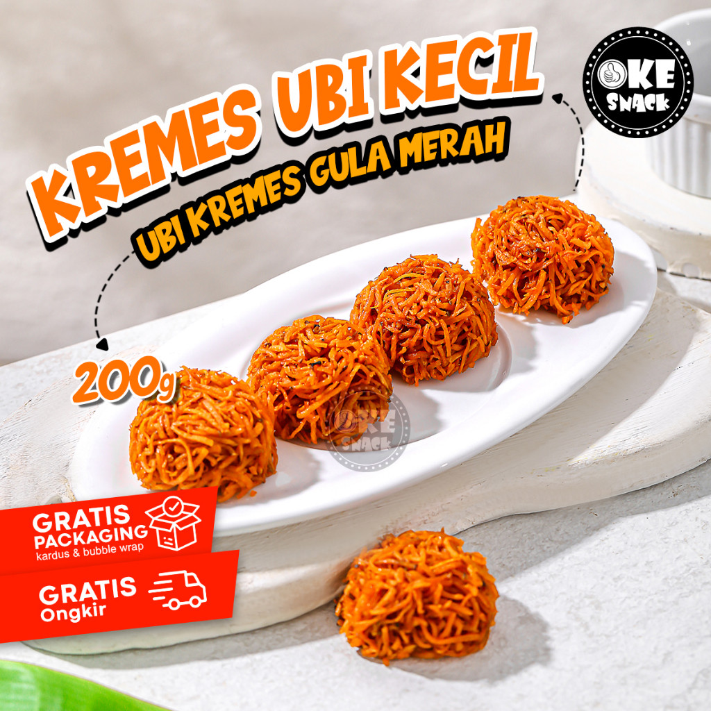 

Camilan Jadul Kremes Ubi Kecil 200g