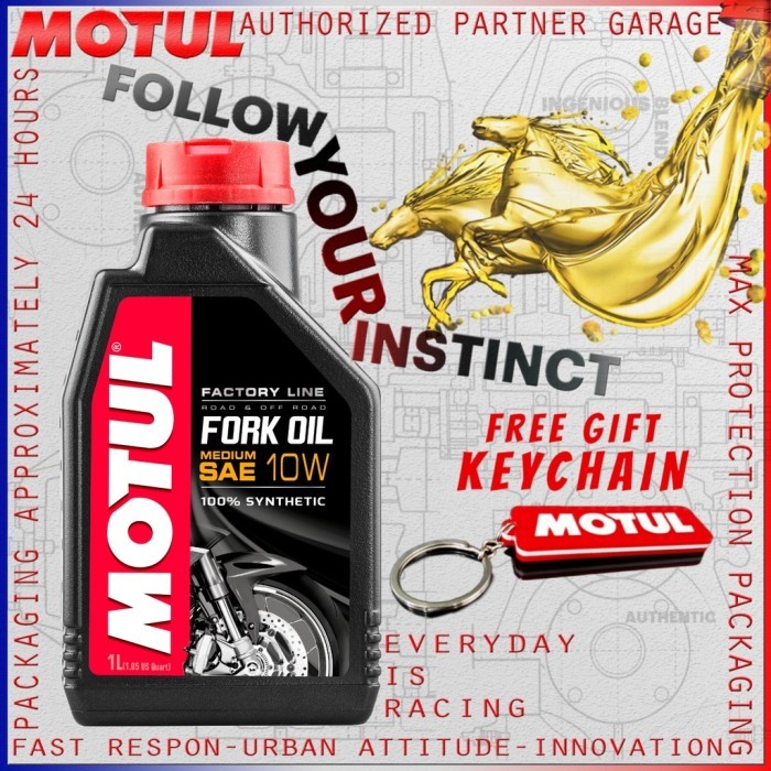 [Expert] MOTUL FORK OIL MEDIUM 10W - 1L OLI SHOCK OHLINS