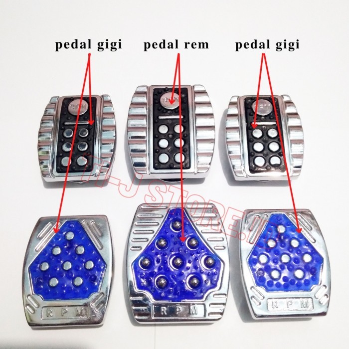[Expert] 1 Set Cover Pijakan Pedal Gigi Dan Rem Besi Anti Slip Universal Untuk Semua Jenis Motor
