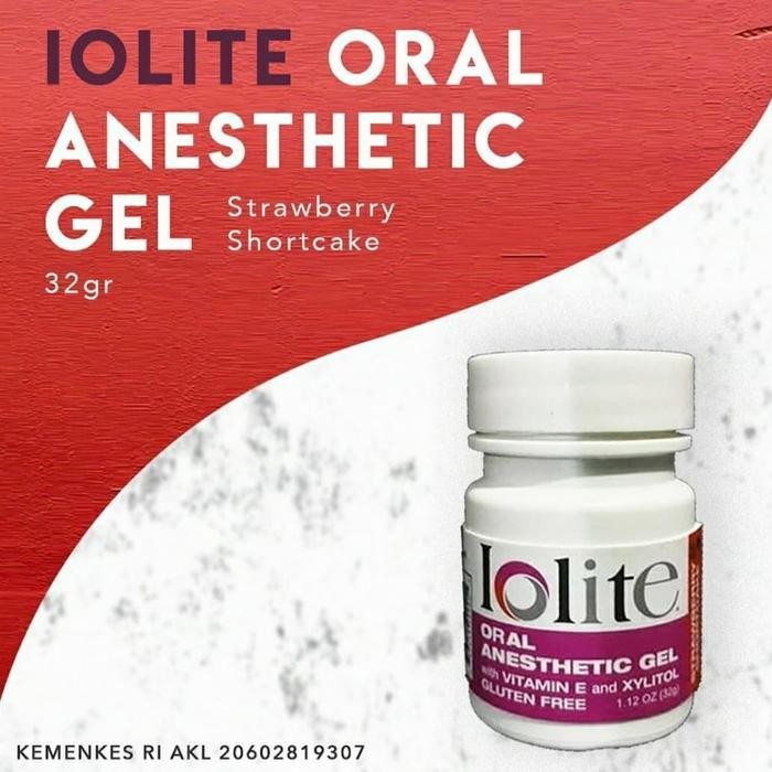 TOPICAL ANASTESI Gel Lolite Benzocaine Dental Anasthetic gel