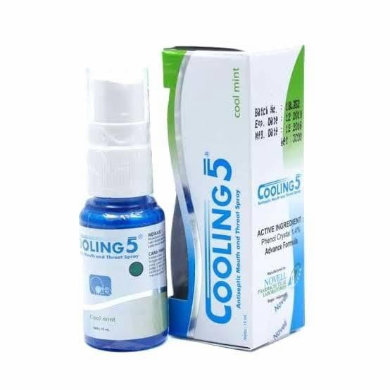 Cooling 5 Spray Obat Sakit Gigi Mint