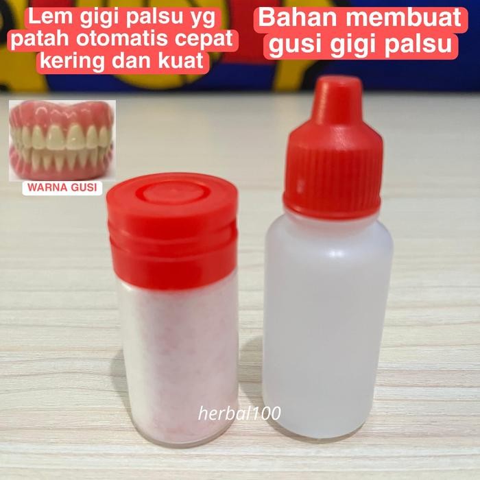 Lem Gusi Bahan Membuat Gusi Gigi Palsu