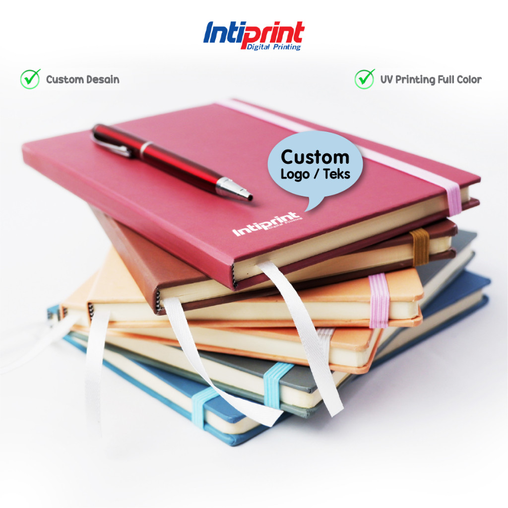 

Note Book Custom Desain / Buku Catatan / Buku Diary / Buku Tulis Hard Cover Memo Notebook / Notepad