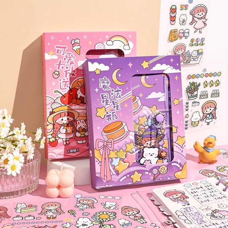 

PAOPAO Buku Super Premium Notebook Import Ring Besi Lucu Free Stiker 25 Lembar