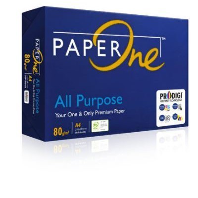 

Termurah !!! Kertas Fotocopy Print Folio F4 80 gr PaperOne per Rim
