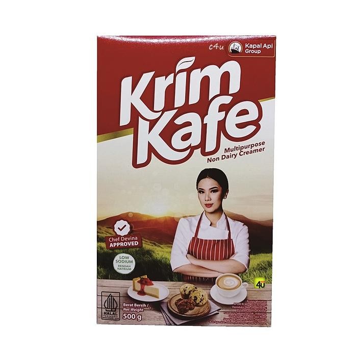 

Kapal Api Krim Kafe - Non Dairy Creamer - BOX 500 gr KRIMER