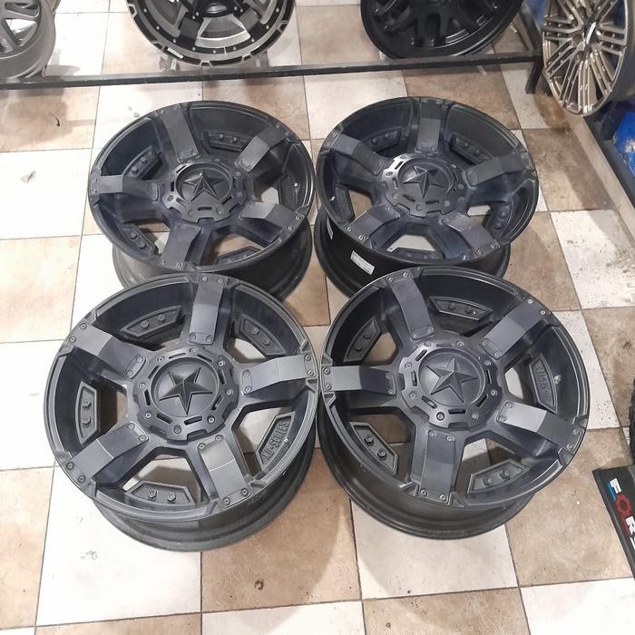 VELG BEKAS MOBIL RUBICON R20 VELG KMC R20 LEBAR 9 PCD 5X127 ET 12