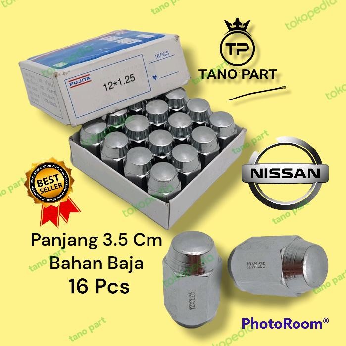 Mur Roda Racing Baut Lugnut Mobil Nissan Serena March Bahan Baja