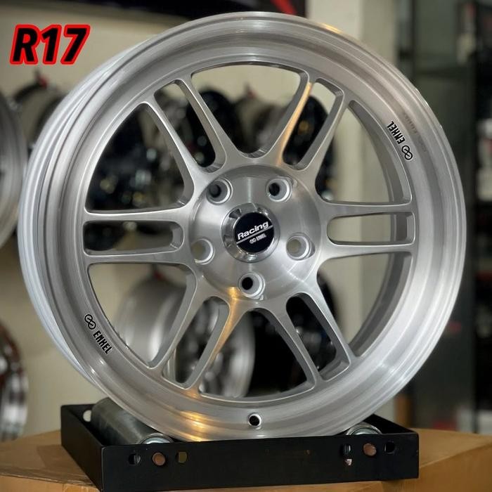 velg mobil R17 pcd 5x114,3 ENKEI RPF1 BRUSH CLEAR ET 38 LEBAR 7,5 velg racing ring 17 Innova reborn