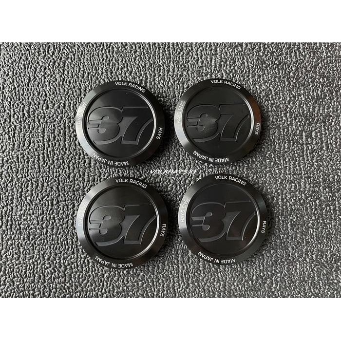 Rays Model 37 Center Cap Black Original Japan (TE37 Ultra/Saga/Sonic)