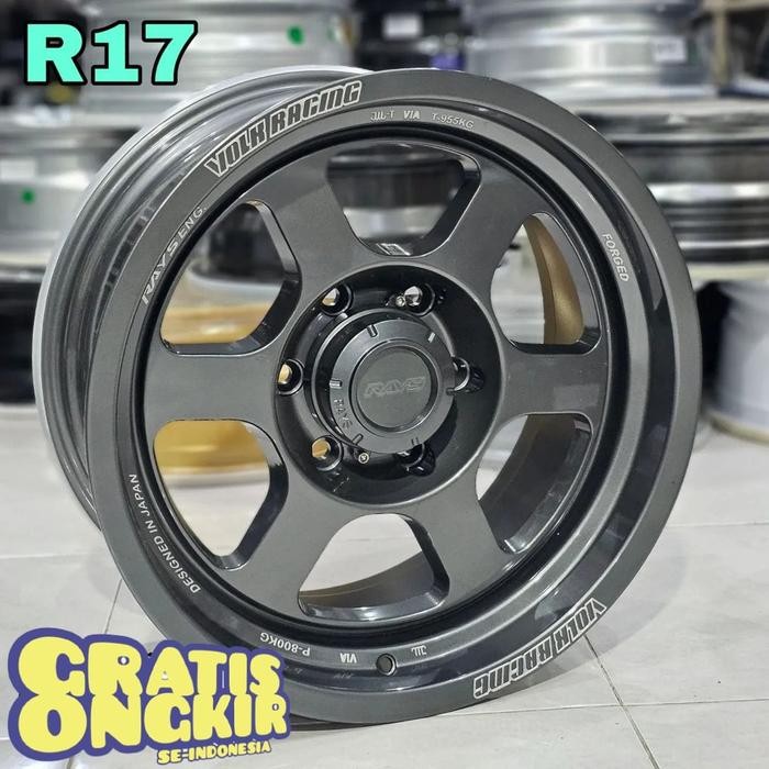 velg racing ring 17 VOLKRAYS TE37 XT velg r17 pajero Fortuner hilux