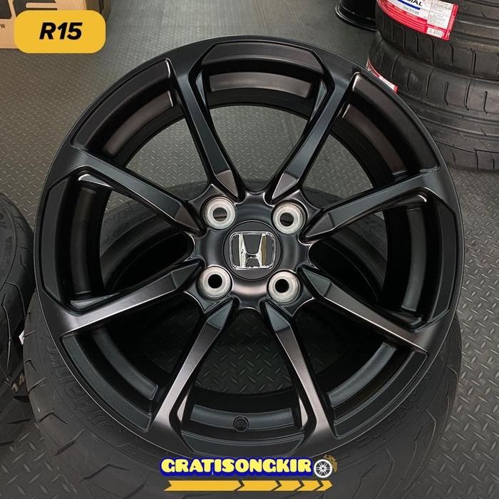 velg racing r15 HONDA TYPE GR9 velg ring 15 brio city jazz Freed mobil