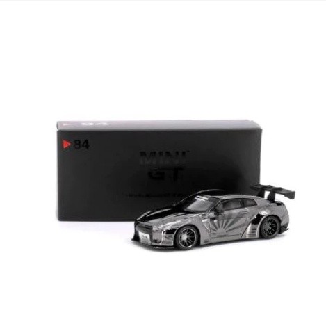 NEW SALE MINI GT 84 LB WORKS NISSAN GTR R35 BLACK LIMITED READYY READY
