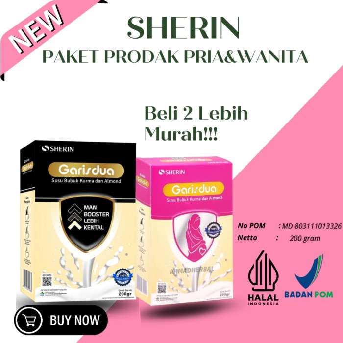 

(Expert) Susu Garis Dua Sherin Susu Suami Istri Program Kesuburan Kehamilan