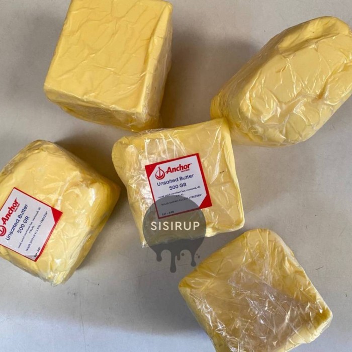 

(Expert) 500 GR Unsalted Butter Anchor 500 gram / Butter Anchor / Unsalted Butter
