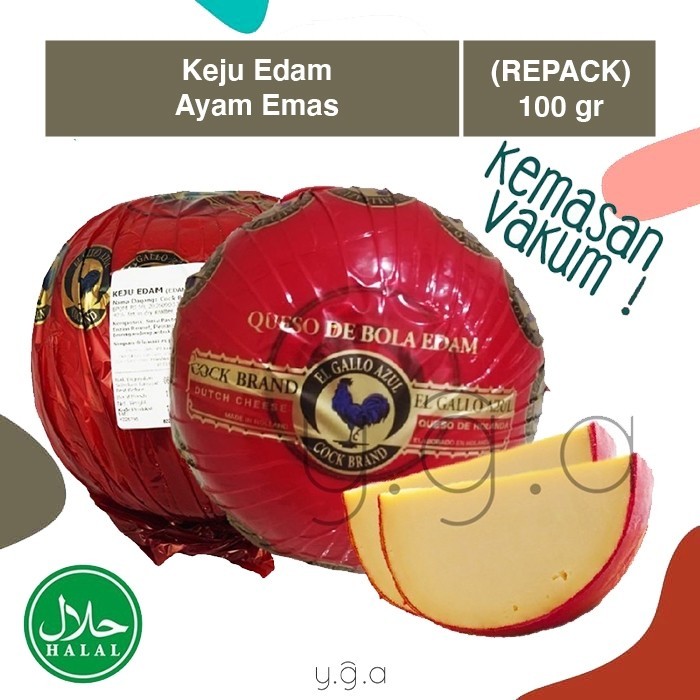 

(Expert) Keju Edam Ayam Emas 100gr