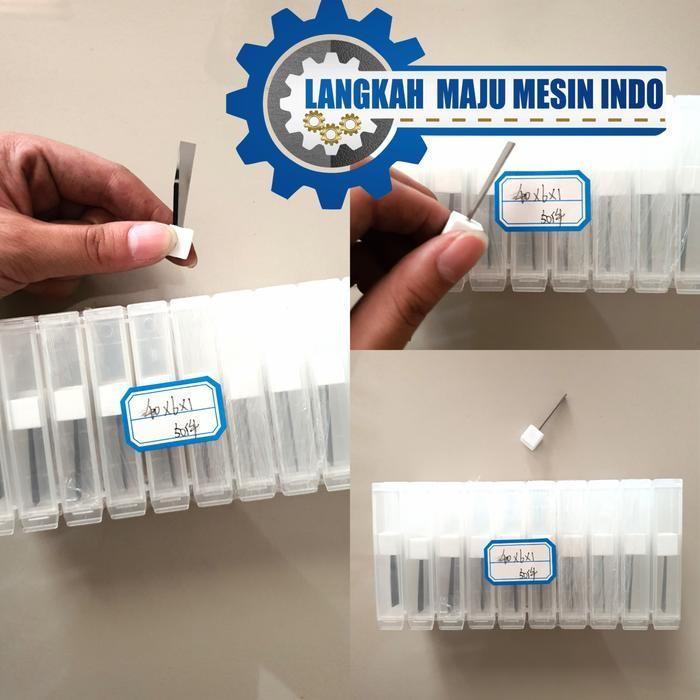 

TERBARU! Pisau Baja Tungsten / Mata Pisau Baja Stainless Steel Blade 40x6x1