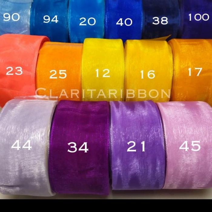 

Pesta- pita organdi 1.5 inch / pita organdi polos 4 cm