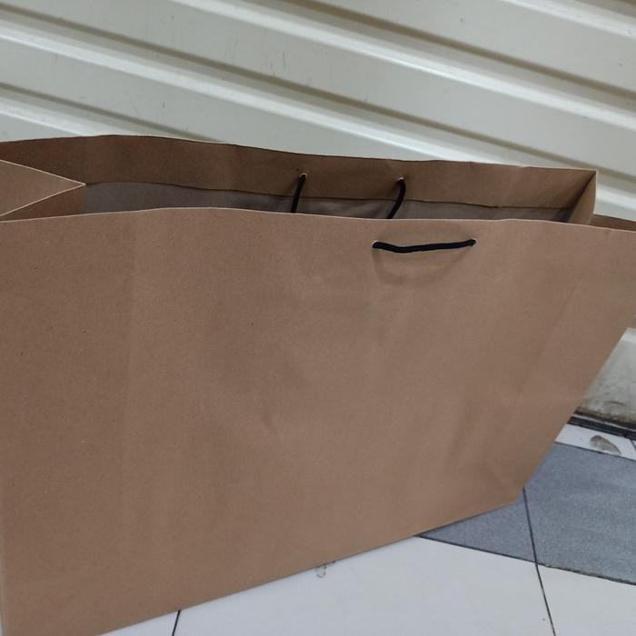 

Pesta- paper bag super jumbo landscape polos coklat isi 12 pcs terlaris dan t