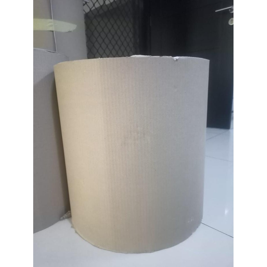 

Pesta- Kardus roll Packing Murah Single Face Karton Lembaran Polos 40CM 50CM