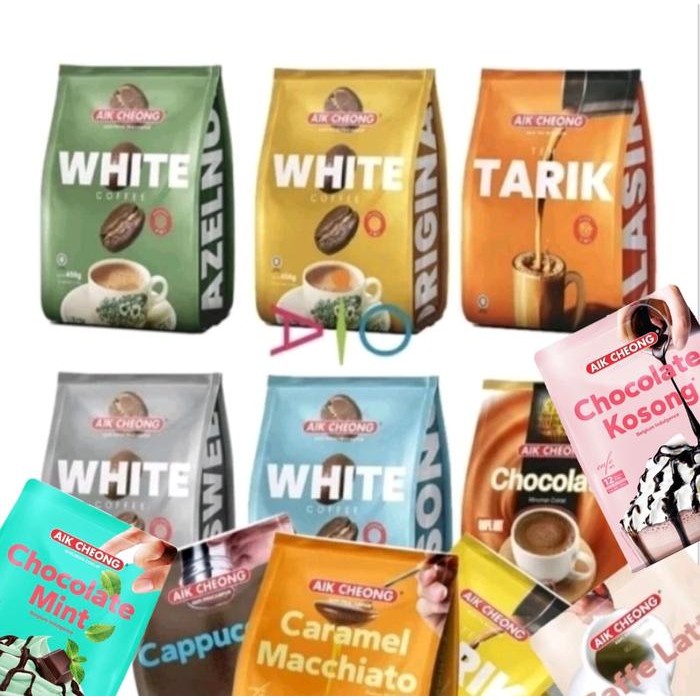 

AIK CHEONG White Coffee Cafe Art Chocolate Teh Tarik