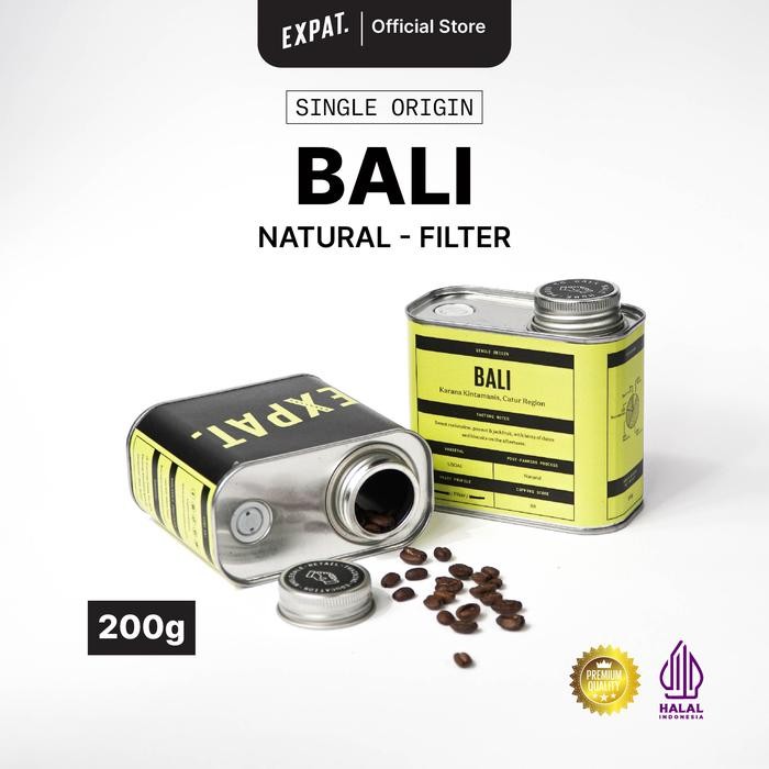 

Expat Roasters Kintamani Natural Filter Roast Biji Kopi Arabika 200gr