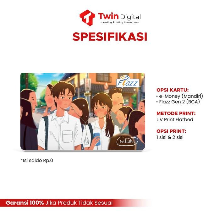 Hapnest- Custom E-Toll Flazz BCA E-Money Mandiri Card- Kartu Toll Edisi Movie's