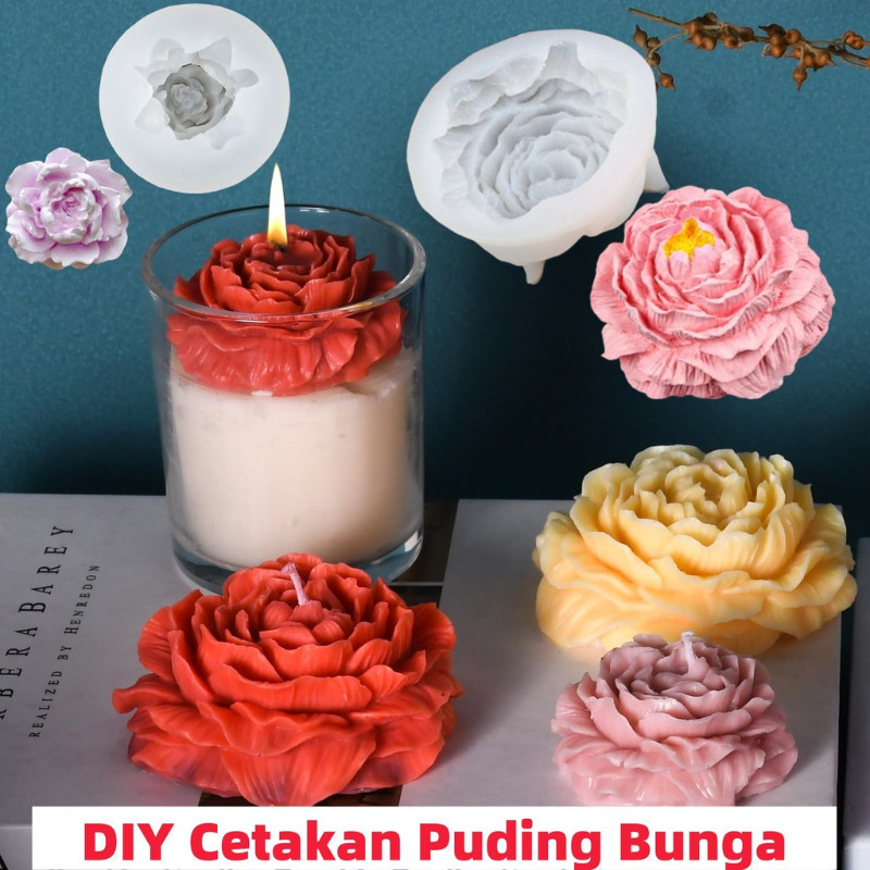 DIY Melati Cetakan Puding Bunga Cetakan Jelly Cetakan Puding Silikon Cetakan Silikon 3d Silikon